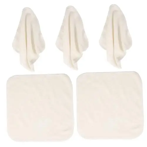 Produktbild: KOMBIUDA 5 Stück Peeling Waschlappen Sanfte Körper Und Gesichtsreinigungstücher Hautfreundliche Peeling Körperwäscher Ideal Für Tägliche Pflege Verschiedene Farben