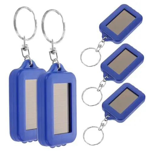 Produktbild: KOMBIUDA Solarbetriebene Mini-taschenlampe Schlüsselanhänger Led-taschenlampe Notfall-taschenlampe Mit Solarladung Tragbar Für Outdoor Und Camping