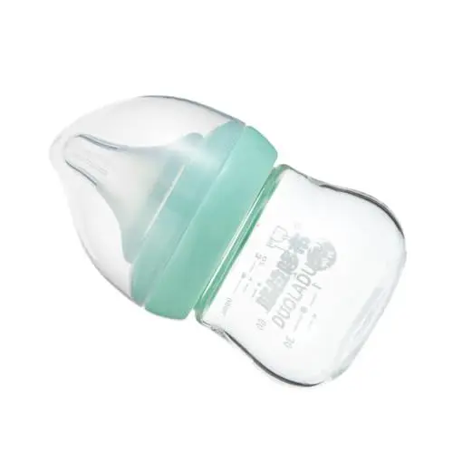 Produktbild: KOMBIUDA Babyflasche aus Glas flaschen babyflaschen milchflasche Babyflasche mit -Design milchwärmer neugeborenenflaschen mit Säuglingsschnuller Flaschenbaby