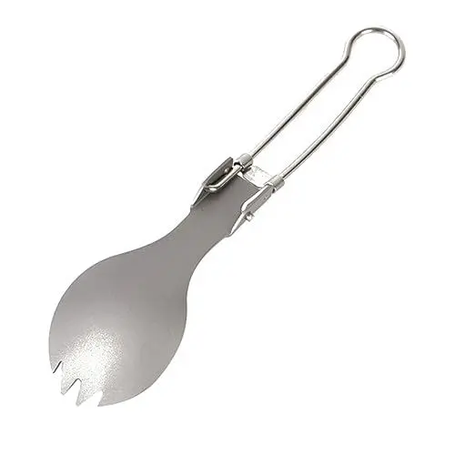 Produktbild: KOMBIUDA Camping Besteck Edelstahl Faltbar Für Outdoor-aktivitäten Löffel Für Picknick Und Reisen