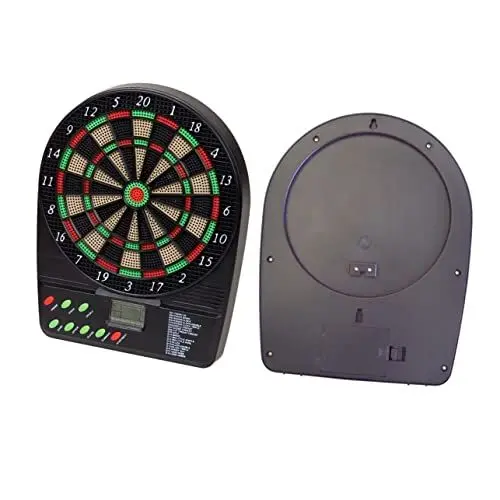 Produktbild: KOMBIUDA Elektronische Dartscheibe mit Automatischer Wertung und LCD-Display Zielscheibe Spiele für Spieler Batteriebetrieben für Turniere