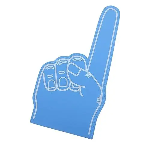 Produktbild: KOMBIUDA Eva-schaumstofffinger-Requisite Riesiger Finger Für Cheerleading Sport-partygeschenk Schaumstoffhand-Accessoire Für Spiele