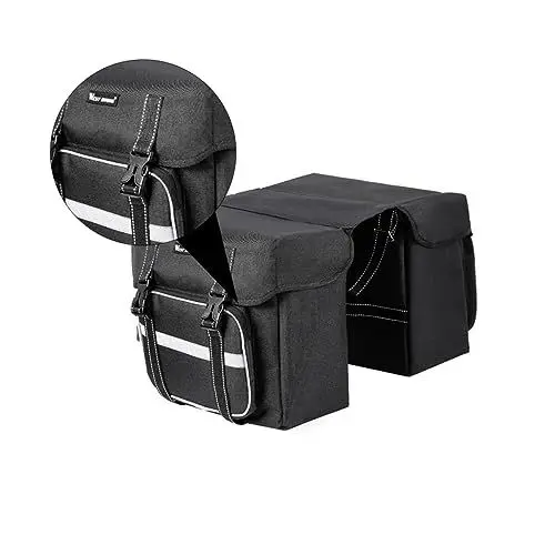 Produktbild: KOMBIUDA Fahrrad Kameltasche Fahrrad Kofferraum Tasche Fahrradtr?ger Hecktasche Fahrrad-rückentasche Fahrradträger Hecktasche Rack-Sack Satteltasche Aufbewahrungstasche Polyester Rücksitz