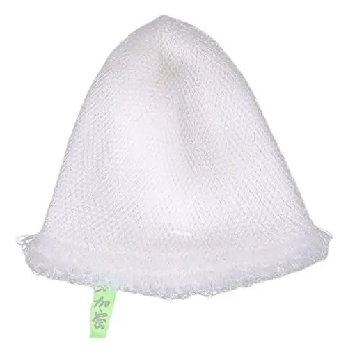 Produktbild: KOMBIUDA Fischnetz Ersatznetz für Kescher Angelkescherkopf tragbar Hand Knitting The White cadfi Handgestrickte Angelschnur Fischernetze Handbuch Netzkopf kopieren Tauchnetz Angelleine Weiß