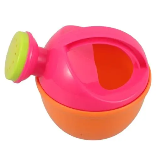 Produktbild: KOMBIUDA Gießkanne Strandspielzeug Sandspielzeug Wasserspielzeug Gartenspielzeug Kindersprüher Wasserkanister Sandwanne Badespielzeug Badewanne Spielzeug Kleinkindspielzeug Rosa Plastik