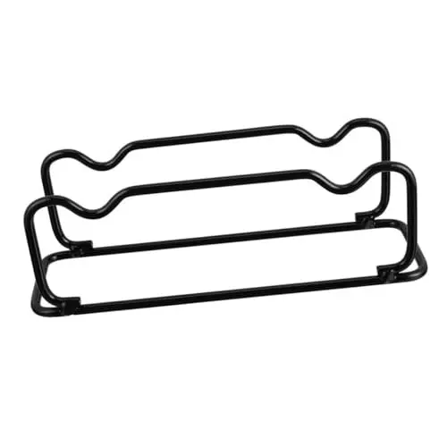 Produktbild: KOMBIUDA Halter für Handgewichte Hantelständer für Hanteln Klammern Trompetenständer Hantelständer für Kurzhanteln Gewichtsständer für Kurzhanteln einstellbar Fitnessgeräte Lagerregal