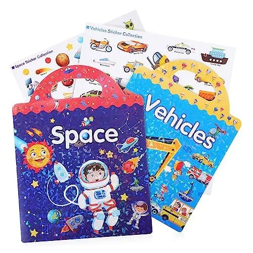 Produktbild: KOMBIUDA Stickerbücher Für Kleinkinder LKW-stickerbuch Für Kinder Pädagogisches Lernspielzeug