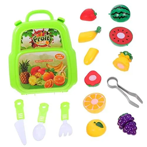 Produktbild: KOMBIUDA Kreatives Obst Und Gemü Schneide Set Für 1 Set Mit Gemü Und Obstschneider Für Kleinkinder Inklusive Tragetasche Für Fantasievolles Und Kochen