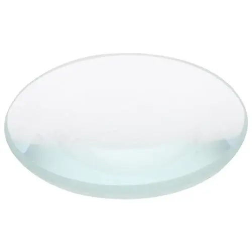 Produktbild: KOMBIUDA Konvexe Glaslinse 50 Mm Durchmesser 100 Mm Brennweite Optische Linse Poliertes Glas Mit Geschliffenen Kanten Für Labore Und Experimente