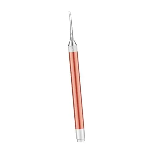 Produktbild: KOMBIUDA Ohrreiniger Ohrenschmalz Entferner Aus Edelstahl Golden mit Licht Ohne Batterie für Erwachsene und Kinder Hygienische Ohrreinigung