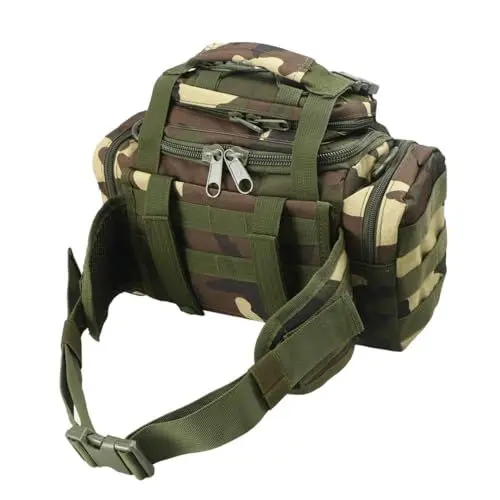 Produktbild: KOMBIUDA Outdoor-angeltasche Mit Großem Fassungsvermögen Köderbox Für Angeln Wasserabweisendes Nylonmaterial Verstärkte Nähte Bequemer Schultergurt