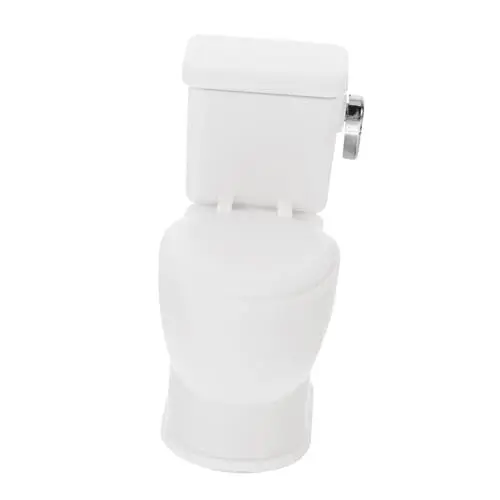Produktbild: KOMBIUDA Miniatur-puppenhaus-zubehör – Mini-Toilette Mit Spülgeräusch – Kompatibel – Realistisches Mini-Badezimmer-Set – Zum Spielen