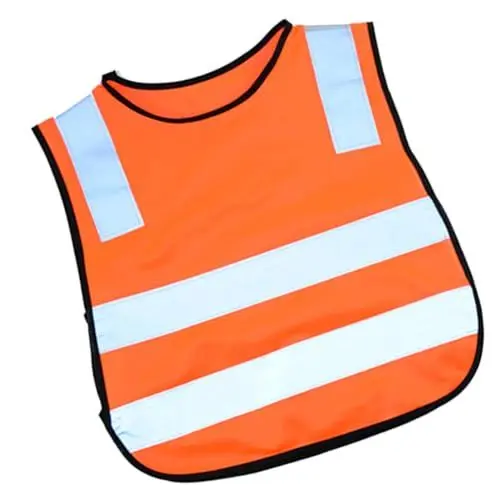 Produktbild: KOMBIUDA Reflektierende Warnschutzweste Kinder Sicherheitsweste Für Kinder Im Freien Leuchtende Farbe Orange Ideal Für Bessere Sichtbarkeit Und