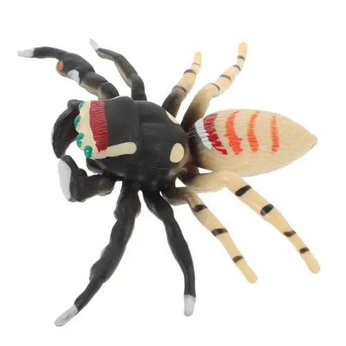 Produktbild: KOMBIUDA Spinnenspielzeugmodell Falsches Tier Gruseliges Vogelspinne-Spielzeug Lebensechtes Tier Gefälschte Spinne Halloween-streich-Requisiten Spinnenstatue Kind Zubehör Plastik Riese