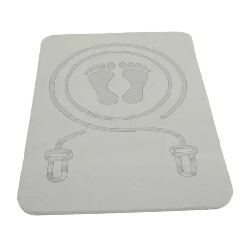 Produktbild: KOMBIUDA Sprungmatte Yoga-Essen rutschfeste Trainingsmatte Fitness-Sport-Pad leises Sprungbrett Fitness-Workout-Pad Sprungbrett zum Trainieren Laufen Yoga Matte Tanzmatte Fitnessmatte tpe