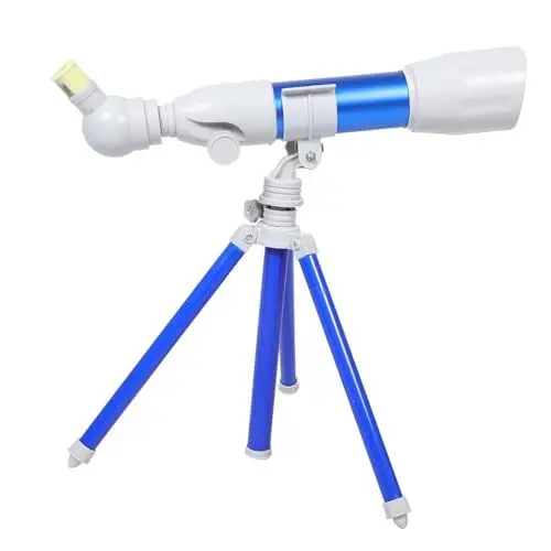 Produktbild: KOMBIUDA Teleskop Nachtmikroskop Wissenschafts Sets Kinder Mikroskop Spielzeug Objektträger Mikroskop Pirat Fernglas Taschenmikroskop Teleskop Spielzeug Telefon Kunststoff