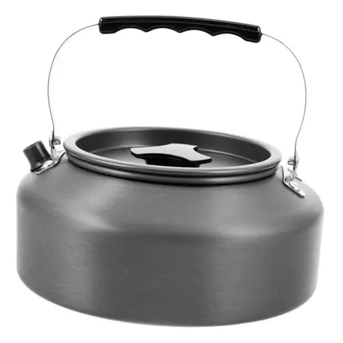 Produktbild: KOMBIUDA Wasserkocher Für Camping Und Outdoor Tragbarer Camping-wasserkessel Leicht Und Kompakt Für Reisen Und Wandern Zum Kochen Von Wasser Für Tee Und Kaffee