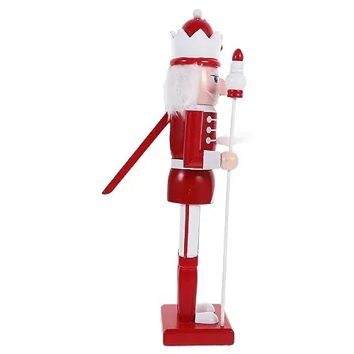 Produktbild: KOMBIUDA Nussknacker-weihnachtsschmuck Aus Holz Basteln Dekoratives Heimornament Weihnachts-nussknacker- Zufällige Farbe