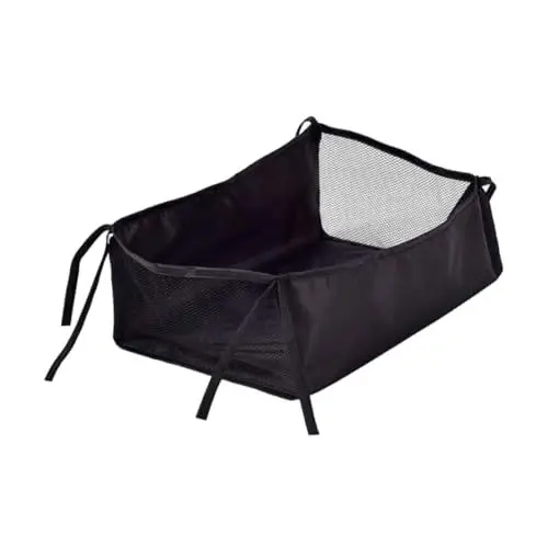 Produktbild: KOMBIUDA Kinderwagen-aufbewahrungstasche Aus Netzstoff Kinderwagen-organizer Aus Oxford-stoff Großer Korb Kinderwagen-zubehörtasche