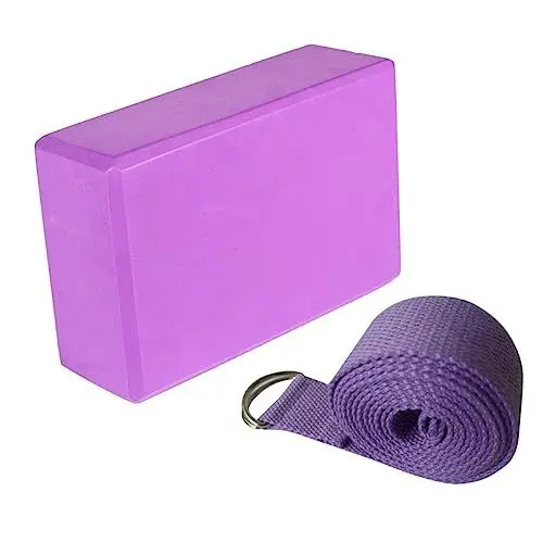 Produktbild: KOMBIUDA Eva Yoga Blöcke Mit Strap Set Hohe Dichte Für Yoga Posen Nicht-und Komfortable