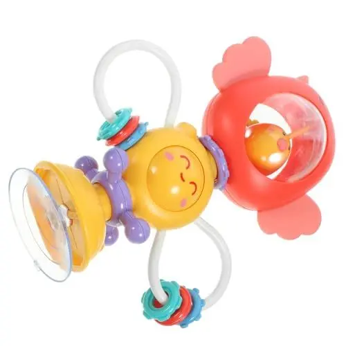 Produktbild: KOMBIUDA -babyspielzeug Für Hochstuhl Hochstuhlspielzeug Mit Saugnäpfen Hochstuhl-rasselspielzeug Babyrasselspielzeug Für Hochstuhl Hochstuhlrasseln Pp