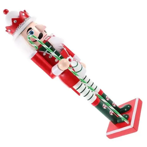 Produktbild: KOMBIUDA Nussknacker-Statue Aus Holz Nussknacker Weihnachtsdekoration Weihnachtsdekoration Im Weihnachtsstil Für Die Weihnachtsfeier
