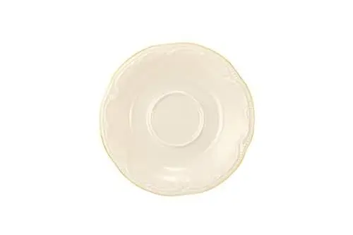 Produktbild: Kombi-Untertasse 15cm für Kaffee Tee groß Henkelbecher RUBIN GOLDRAND 10855 Seltmann**6 (6 Stück)