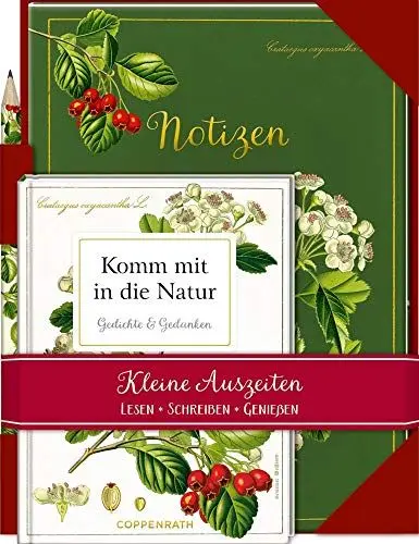 Produktbild: Komm mit in die Natur: Lesen - Schreiben - Genießen Buch mit Notizheft und Bleistift (Kleine Auszeiten)
