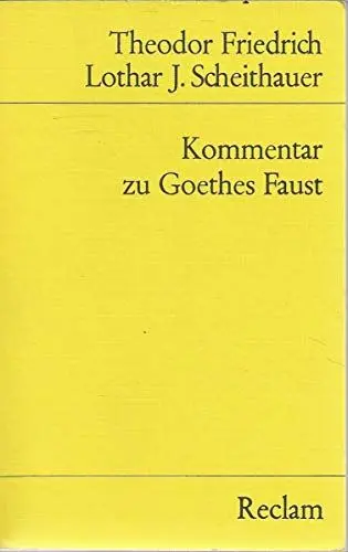 Produktbild: Kommentar zu Goethes Faust (Reclams Universal-Bibliothek)
