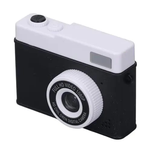 Produktbild: Kompakte Digitalkamera mit MP3-Player, 8-fachem Digitalzoom, Shake 1080P, 48 MP HD-Farbdisplay für Reisen – Digitale Kompaktkameras (Black)