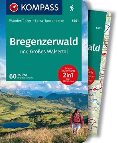 Produktbild: KOMPASS Wanderführer Bregenzerwald und Großes Walsertal, 60 Touren mit Extra-Tourenkarte: GPS-Daten zum Download