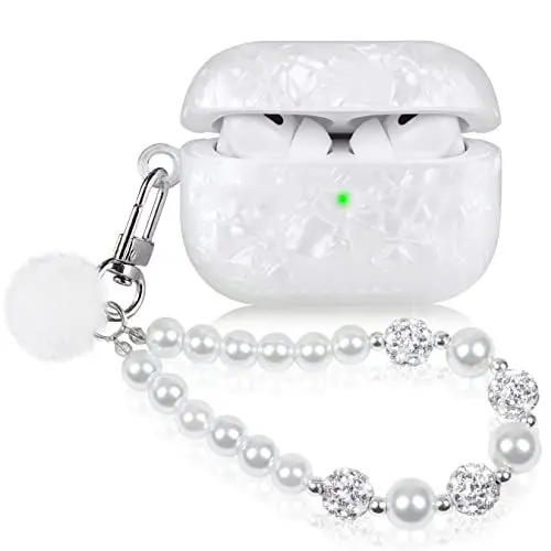 Produktbild: Kompatibel mit AirPods Pro 2 Hülle Case Harter Stoßfeste Schutzhülle für AirPods Pro 2. Generation 2022 Case Cover für Mädchen Frau Bling Diamant