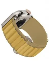 Produktbild: Kompatibel mit Apple Watch Ultra 2/1 Armband, Alpine Loop Ultra Textil Stretch Nylon Sport Strap Geflochtenes für 49mm 46mm 45mm 44mm iWatch Series SE 10/9/8/7/6/5/4/3 Herren Damen,Mandel