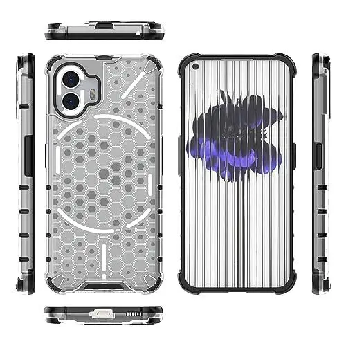 Produktbild: Kompatibel mit Nothing Phone 2 Hülle,Kompatibel mit Nothing Phone Two 2 in 1 Handyhülle Abdeckung White