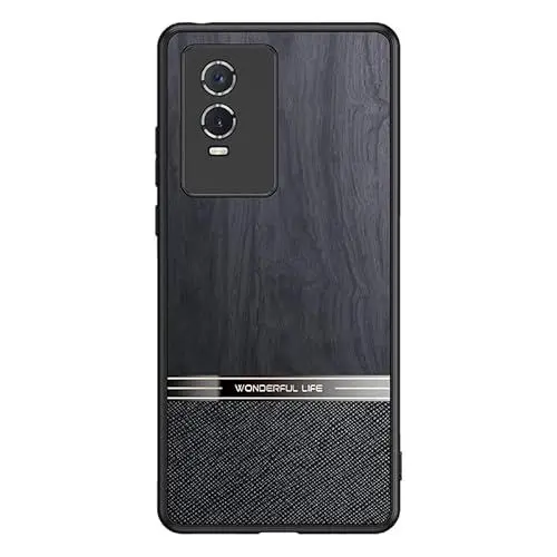 Produktbild: Kompatibel mit Vivo Y76s 5G Telefon Hülle,Kamera-Objektiv-Schutz 2 in 1 Handy-Schutzhülle Black