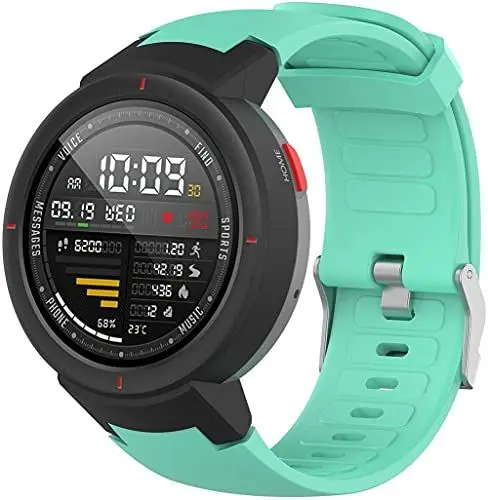 Produktbild: kompatibel mit Amazfit Verge/Verge Lite Armband, Silikon Uhrenarmband Sportarmband (Green)