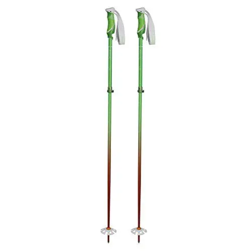 Produktbild: Komperdell Powder Pro Vario 2-Tone Länge: 105-135cm Farbe: Green-orange