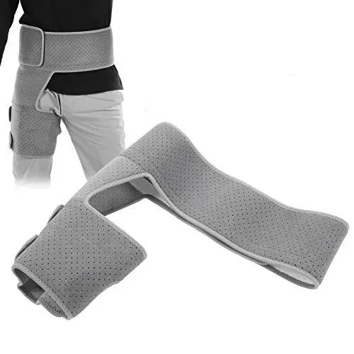 Produktbild: Kompressionsbandage für Hüfte, Bandage Oberschenkel Verstellbare Leistenbandage Verstellbare Tiefschutz Oberschenkelstütze, für Ischias, Hüftschmerzen Unterstützung