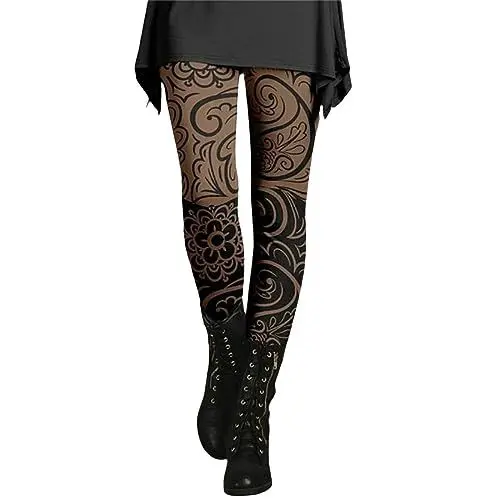 Produktbild: Leggings Damen Mit Taschen Und Netz,Winter Leggings Damen,Jogginghose Kinder,Hotpants Damen Eiskunstlauf Kleid Damen Damen Sporthose Clothes Jeggings Damen 7/8 Länge,Bad Taste Outfit Damen