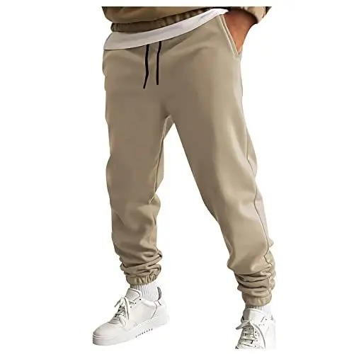 Produktbild: KONG JIMFAN Arbeitshosen Männer Sports Laufbekleidung Fit Herren Sweathose Kletterhose Herren Hose Herren Stretch Weite Hose Herren Mens Pants Working Jogginghosen Herren(Camel,XXL)