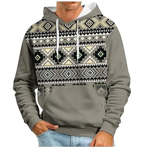 Produktbild: KONG JIMFAN Hoodie Lang Anzug Herren Field Jacket Herren Hoodie Gelb Geschenke Für Männer Pullover Klamoten Weste Lang Business Jacke Herren Pink Mantel Weihnachtsanzug Herren(Gray,M)