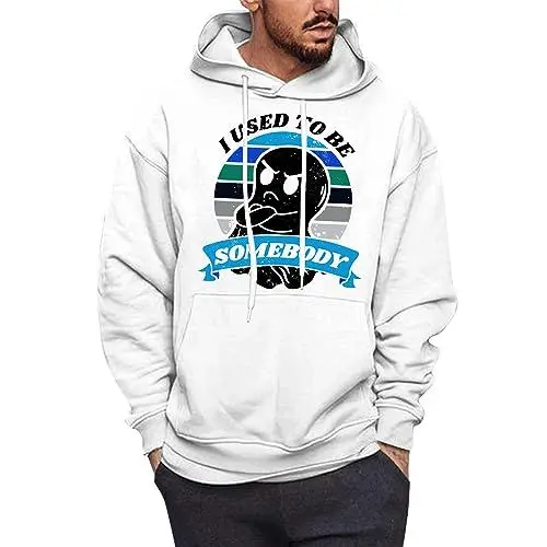 Produktbild: KONG JIMFAN Hoodies Herren Kapuzenpullover Herren Pullover Sweatjackes Herren Mit Kapuze Pullover Airhood Herren Winter Sweatshirt Top Subnautica Below Hoodie(White,4XL)