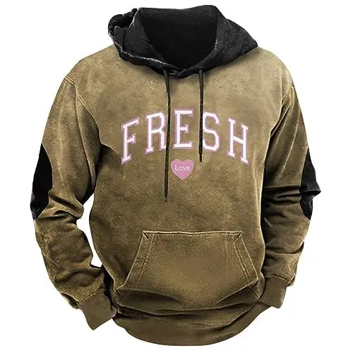 Produktbild: KONG JIMFAN Hoodies Herren Y2k Herren Sweatshirts Langarm Herren Pullover Subnautica Below Hoodie Hoodies for Men 3D Hoodies Herren Oodie Hoodies Herren Hoodie Sweatshirt Für(Khaki,L)