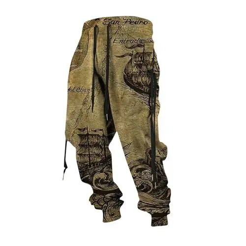 Produktbild: KONG JIMFAN Jogginghosen Herren Cargohose Trainingshose Pocket Treckinghose-Herren Fitness Hosen Herren Latzhose Latzhose Blau Bergsteigerhosen 80er Jahre Trainingsanzug(Armeegrün,5XL)