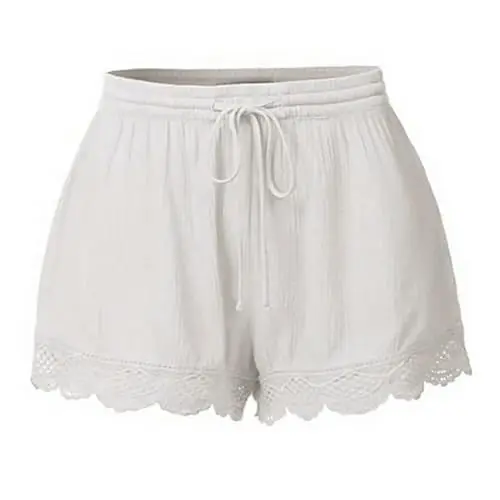 Produktbild: KONG JIMFAN Leinenhose Damen Leinenhose Damen Sommer Hosenanzug Damen Sportlich Lässig Hosen Damen Weit Geschnitten Leinenhose Damen Sommer 7/8 Schwarze Hose Damen Umstandshose Damen(#1 White,XL)