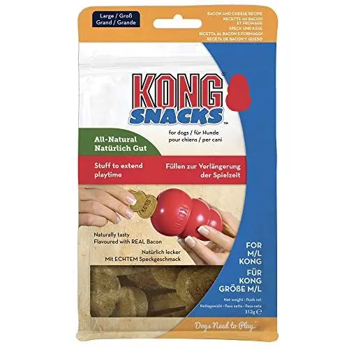 Produktbild: KONG Snacks - Natürliche Hundekekse - Mit Speck & Käse Geschmack - Für Große KONG-Spielzeuge