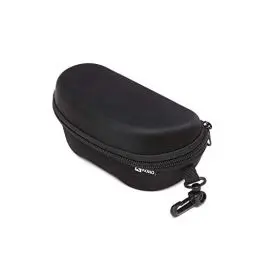 Produktbild: KONO Brillenetui Hardcase mit Filzfutter für Brillen Sonnenbrillen Schwimmen Schwarz Reißverschluss