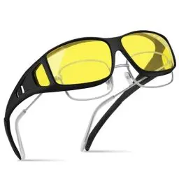 Produktbild: konqkin Nachtsichtbrille-Herren-Damen-Nachtbrille-Zum-Autofahren-Sonnenbrillen-Night Vision Goggles-Sonnenbrille-Nachtbrille-Autofahrerbrille Nacht-Für Fahren Radfahren,1
