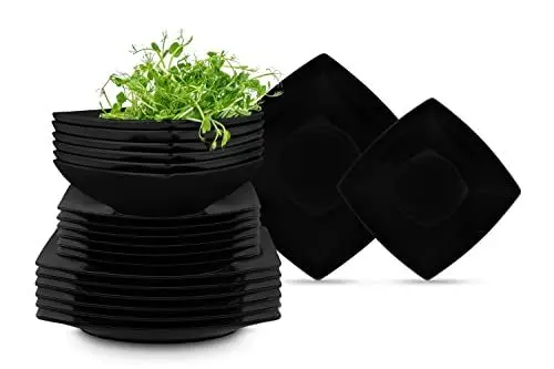 Produktbild: Konsimo. Geschirrset 6 Personen - EPIRI Teller Set 18 Teilig - Modern Tafelservice & Geschirrsets - Kombiservice 6 Personen - Steingut Service für Familie - Geschirr Schwarz Matt