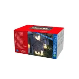Produktbild: Konstsmide LED Acryl Eichhörnchen, 5er-Set, klar, 24V, Aussen (IP44), 40 warm weiße Dioden, weißes Kabel - 6287-103